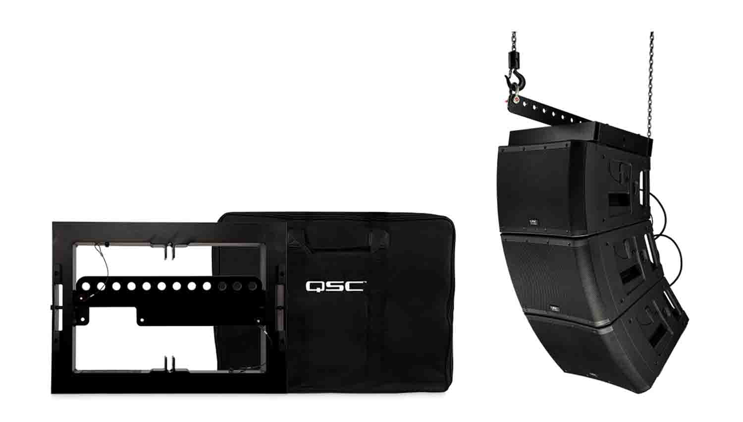 QSC KLA-AF12-BK Array Frame for KLA Series Loudspeakers - Black - Hollywood DJ