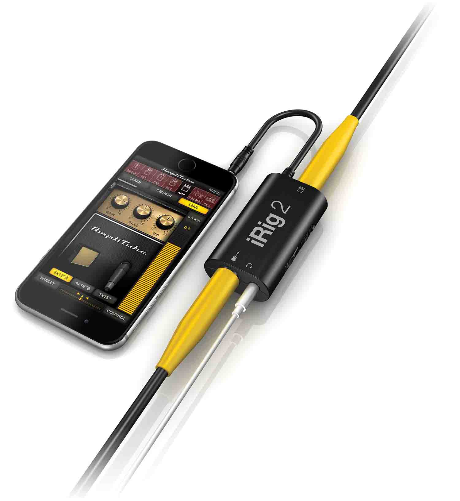 IK Multimedia iRig 2 Digital Guitar Interface for iOS - Hollywood DJ