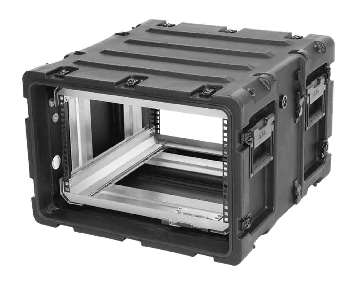 SKB Cases 3RR-6U20-22B 6U 20-inch Deep RR Series Shock Rack Case - Hollywood DJ