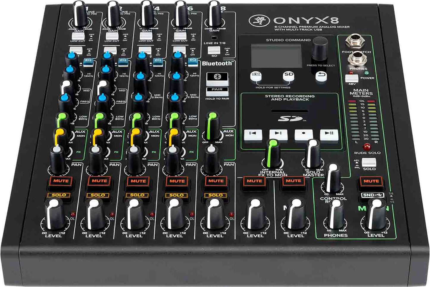 Podcast SM7B Pro Bundle with Mackie Onyx8 USB Recording Mixer - Hollywood DJ