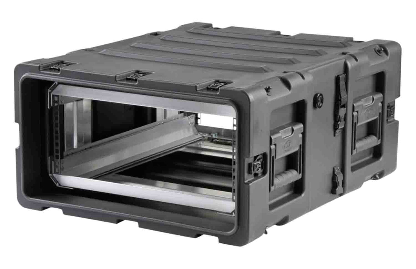 SKB Cases 3RR-4U24-25B 4U 24-inch Deep RR Series Shock Rack Case - Hollywood DJ