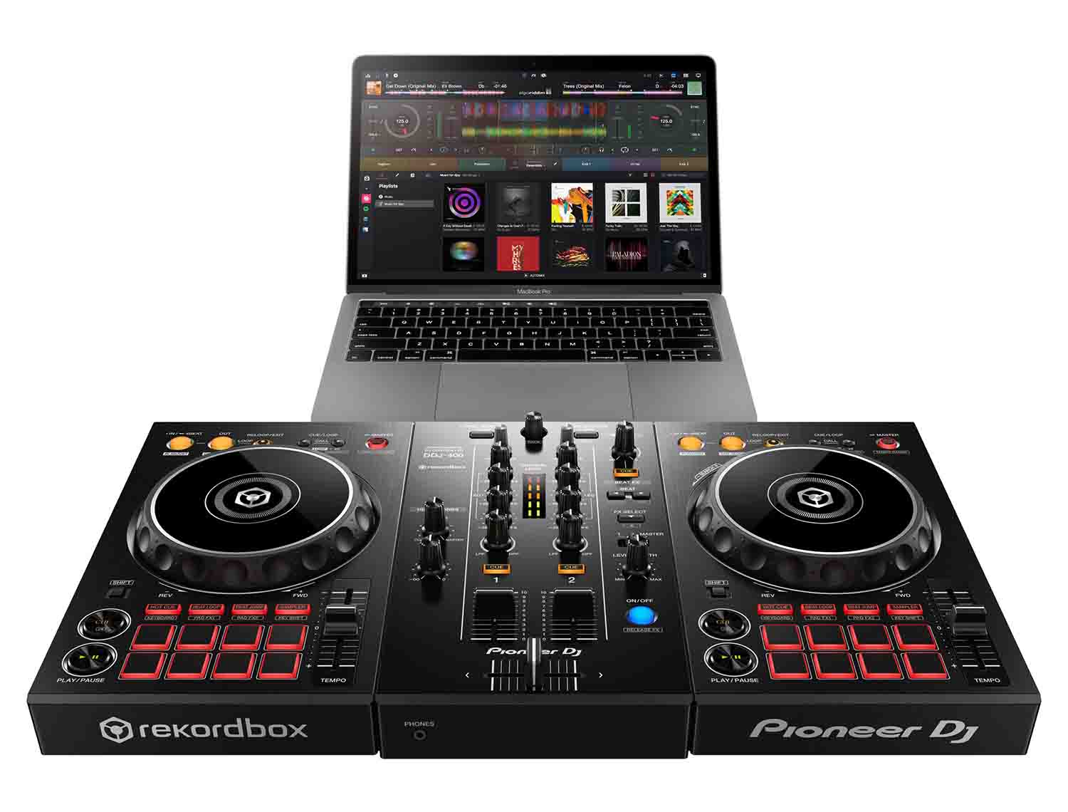 B-Stock: Pioneer DJ DDJ-400 2-Channel DJ Controller for Rekordbox DJ – Black - Hollywood DJ