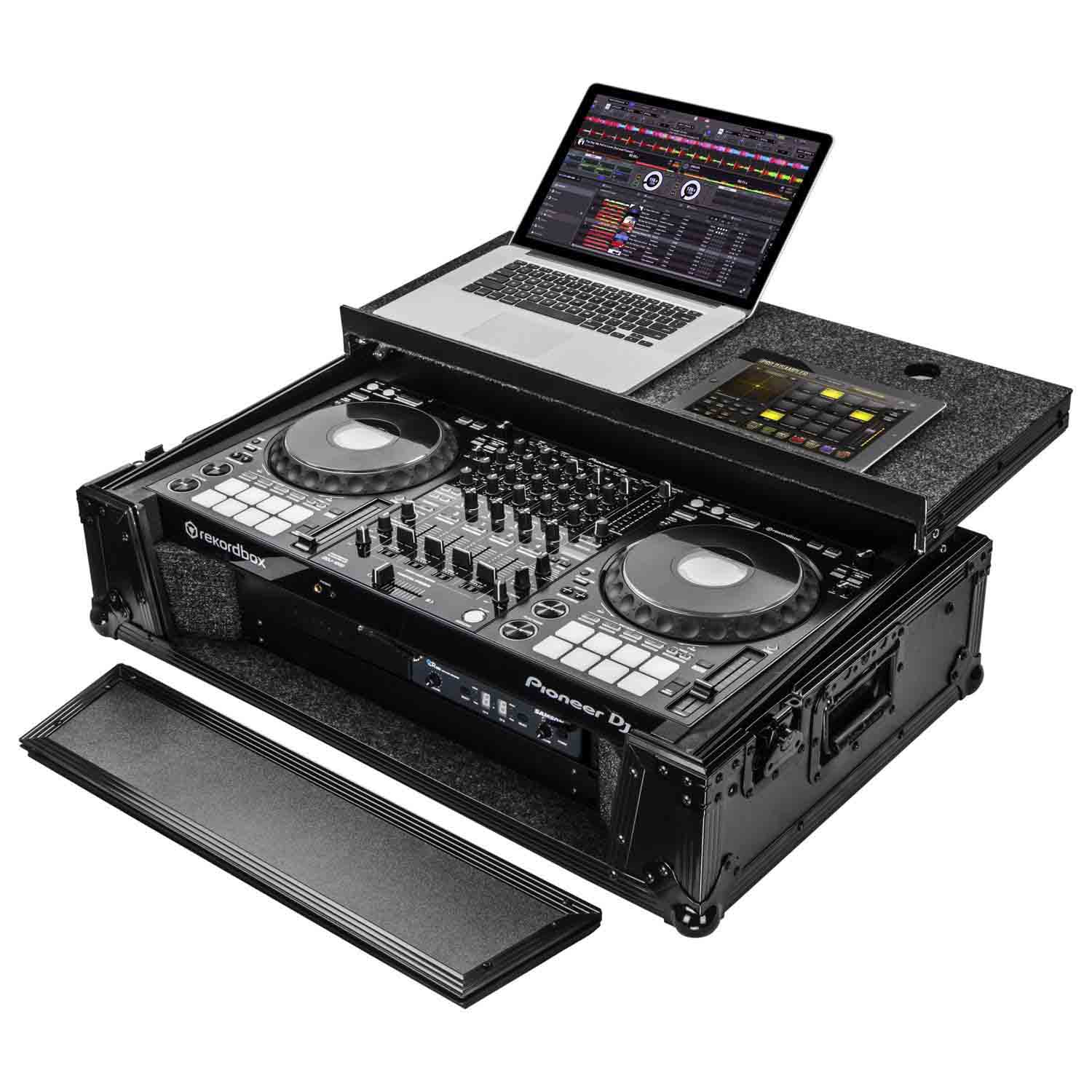 Odyssey FZGSDDJ1000W2BL. Black Label Case for Pioneer DDJ-1000 or DDJ-1000SRT Controller - Hollywood DJ