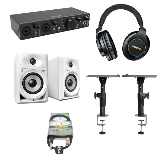 Arturia Home Studio 01 MINIFUSE2 Audio Interface Package - Hollywood DJ