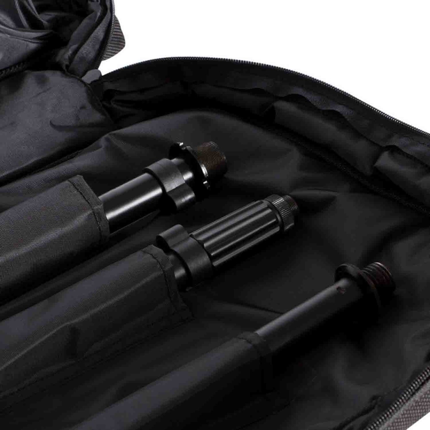 On Stage MSB-6500 Mic Stand Bag, holds 3 Round Base, 3 Hex Base Microphone Stands or Various Booms - Hollywood DJ