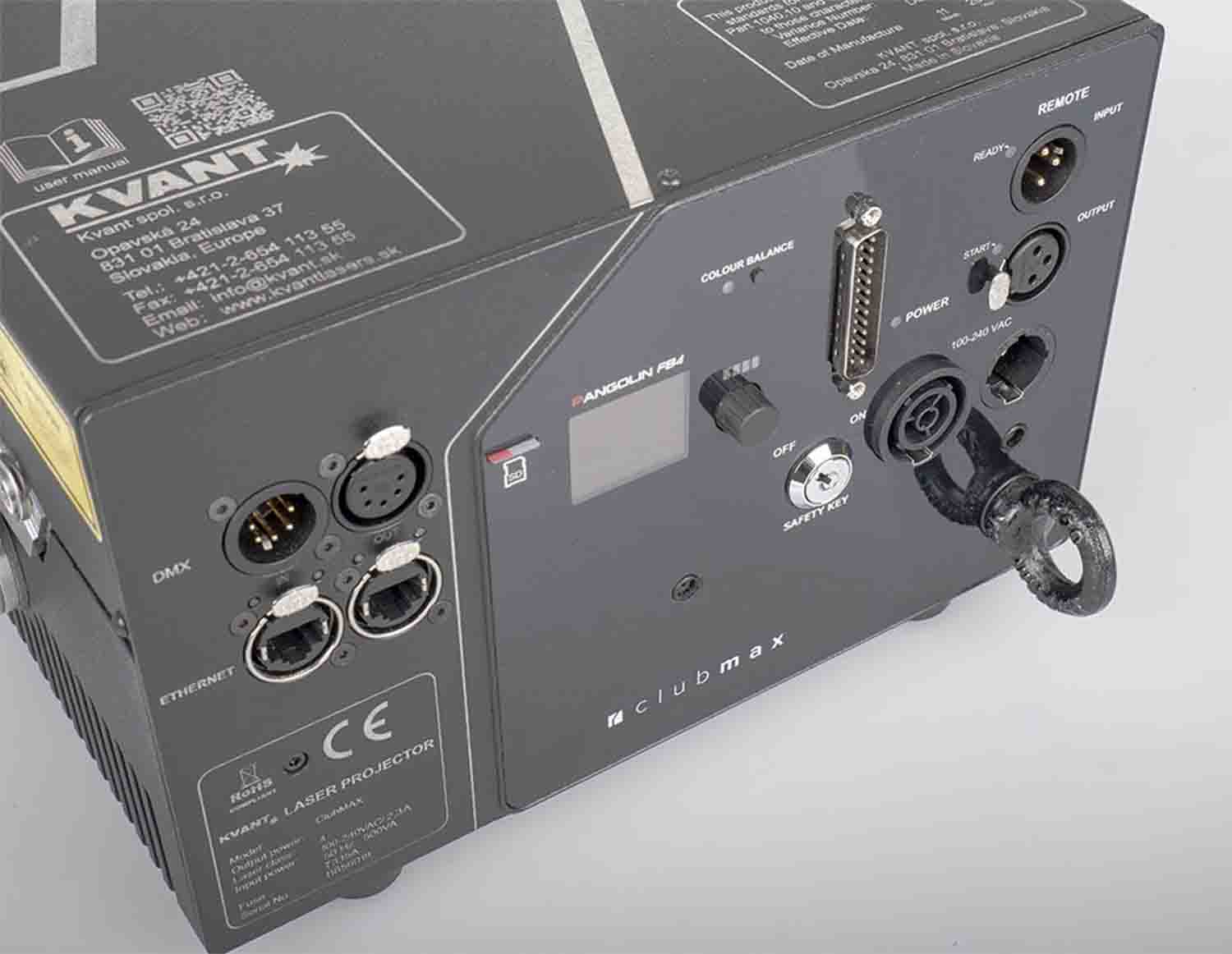 Kvant Lasers Clubmax 3400 FB4 Laser Display Projector - Hollywood DJ