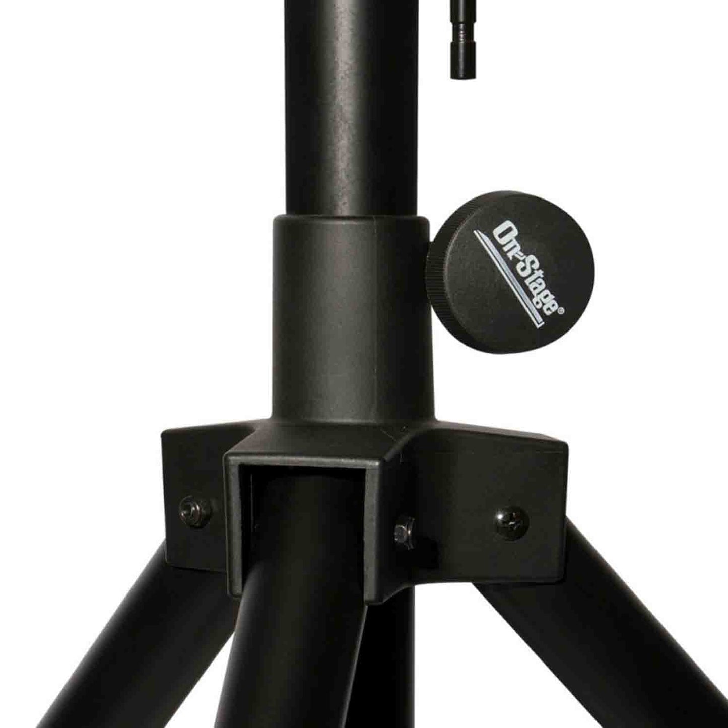 Onstage SS7762B Speaker Stand with Adjustable Leveling Leg - Hollywood DJ