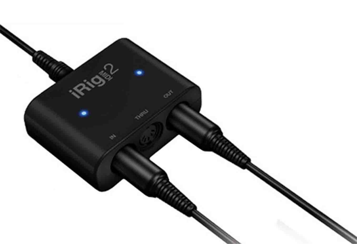IK Multimedia iRig MIDI 2 Portable MIDI Interface for iOS, Mac, and PC - Hollywood DJ