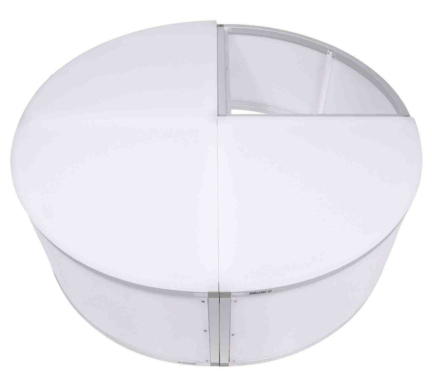 ProX XSA-2X2-16QR LUMOSTAGE™ 16-inch 2x2 ft Quarter Round Acrylic Stage Platform - Hollywood DJ