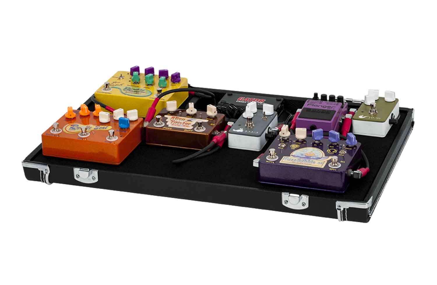 Gator Cases GW-GIGBOXJR Pedal Board and Guitar Stand Case - Black - Hollywood DJ