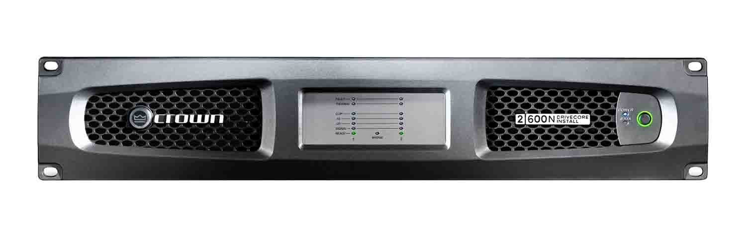 Crown DCI2X600N Drive Core Install 2-Channel 600W Network Amplifier with BLU Link - Hollywood DJ