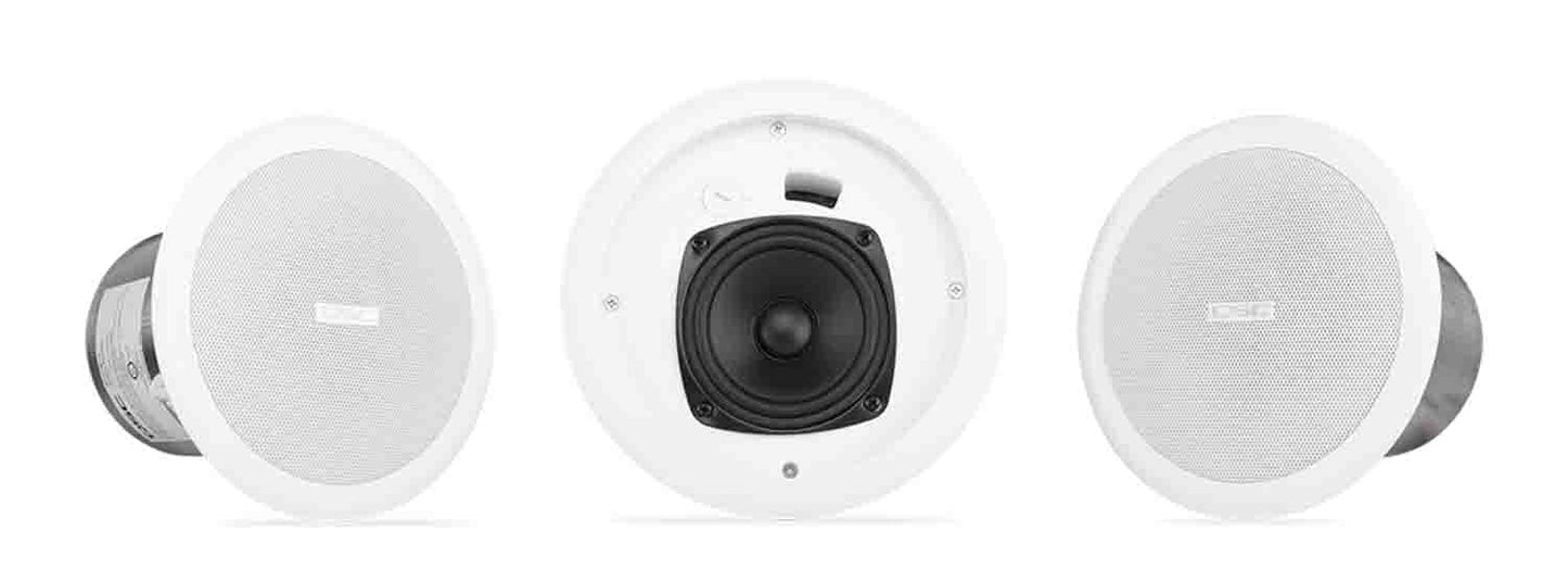 QSC AC-C4T Acoustic Coverage Series AC-C4T 4" Ceiling-Mount Loudspeakers - Hollywood DJ