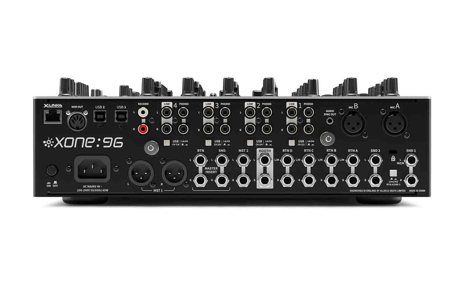 Allen & Heath XONE:96 Analogue DJ Mixer with Audio Interface - Hollywood DJ