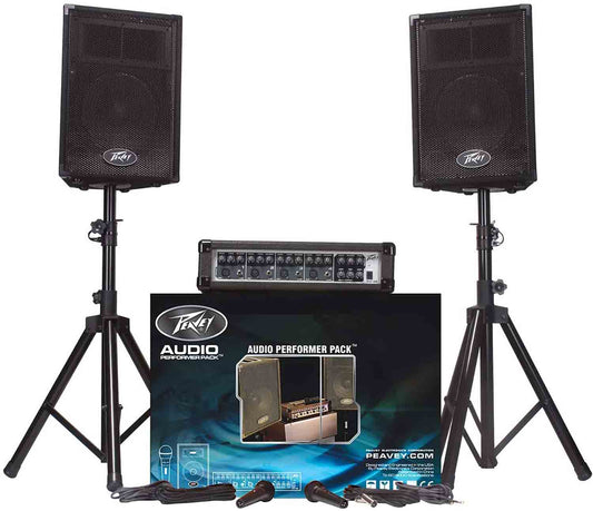 B-Stock: Peavey Audio Performer Pack Complete Portable PA System - Hollywood DJ