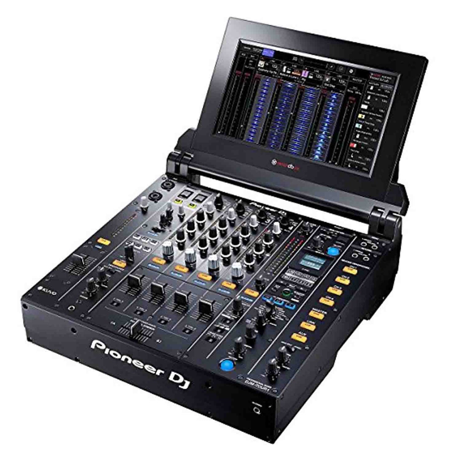 Pioneer DJ DJM-TOUR1 Tour System 4-Channel Digital Mixer with Foldout Touch Screen - Hollywood DJ