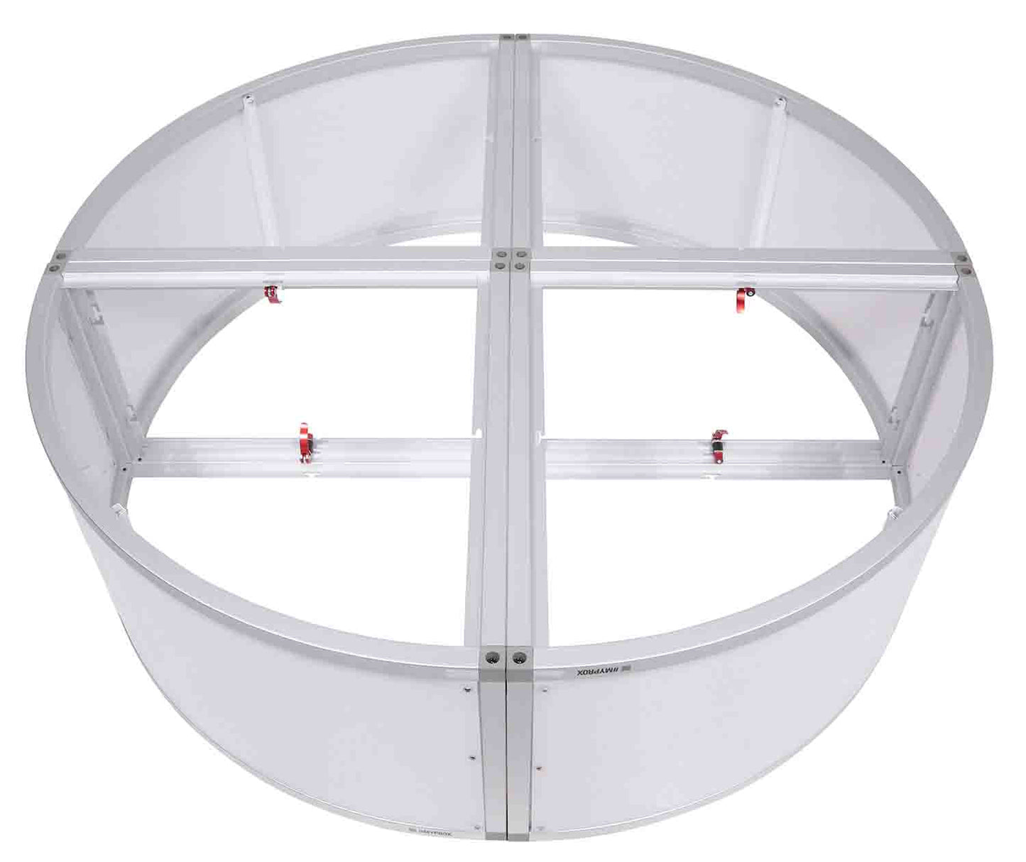 ProX XSA-2X2-16QR LUMOSTAGE™ 16-inch 2x2 ft Quarter Round Acrylic Stage Platform - Hollywood DJ