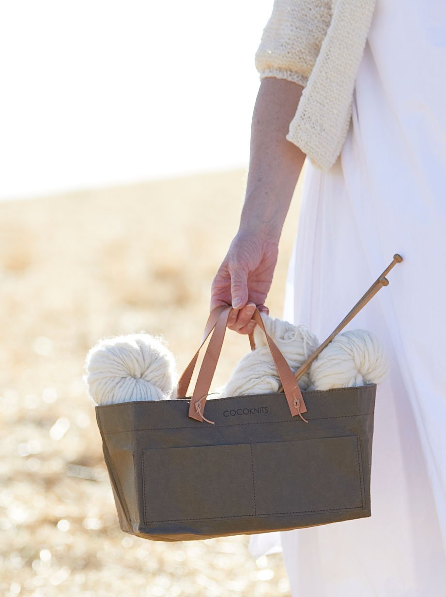 Cocoknits Kraft Caddy - In Action