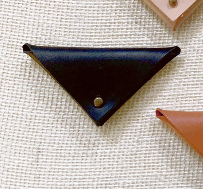 Fringe Supply Co Stitch Marker Leather Pouch - Black