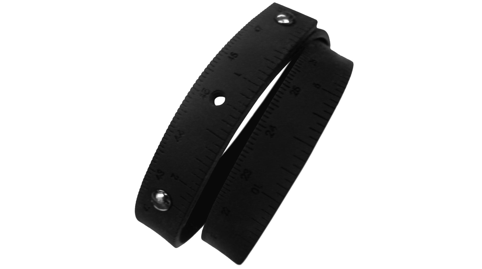 iLoveHandles Silicone Wrist Ruler Bracelet - Black