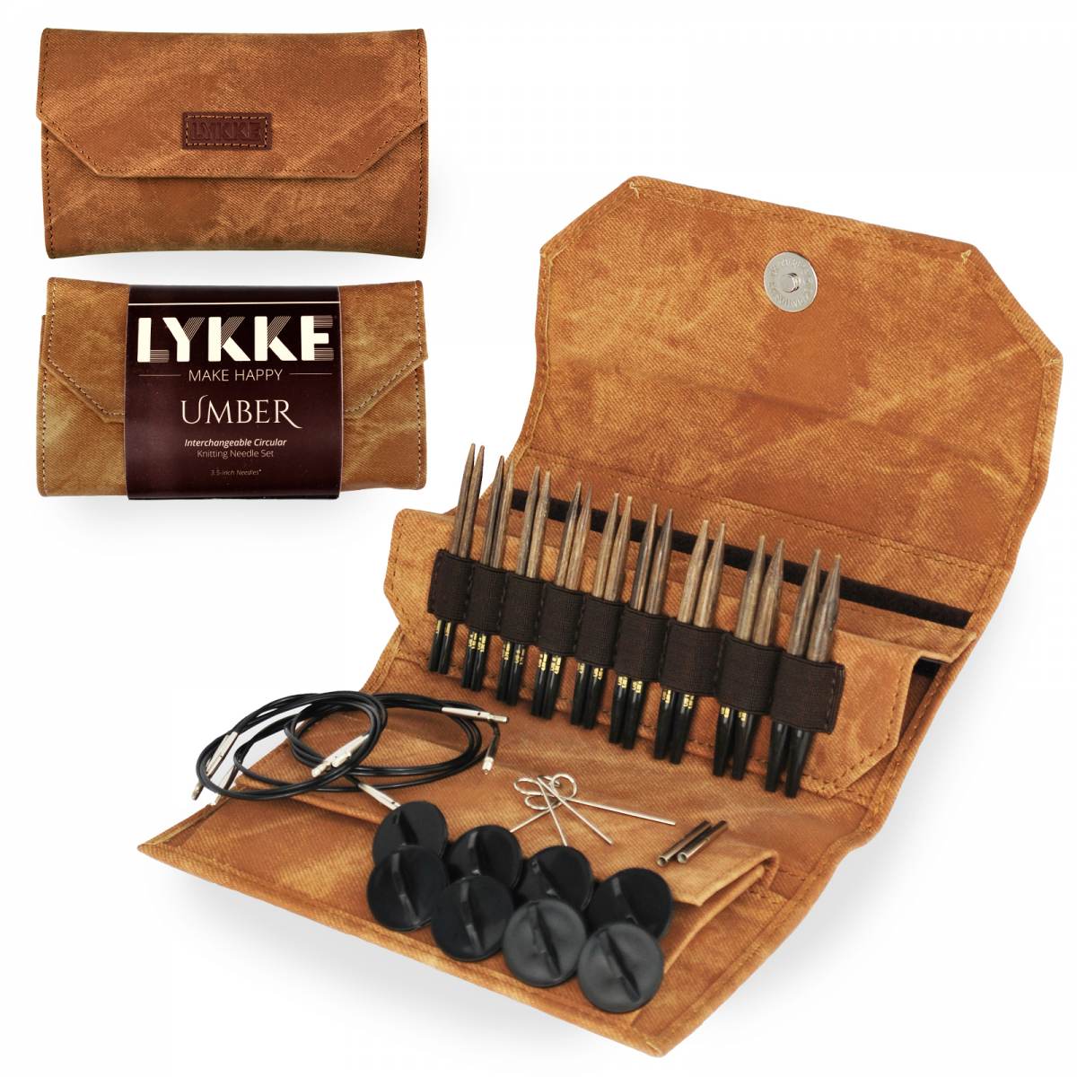 Lykke Driftwood Interchangeable Set 3.5" - Light Brown