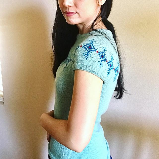 Kadri Circular Yoke Sweater by Wendy Link (PDF Download)