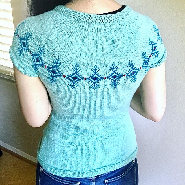 Kadri Circular Yoke Sweater by Wendy Link (PDF Download)