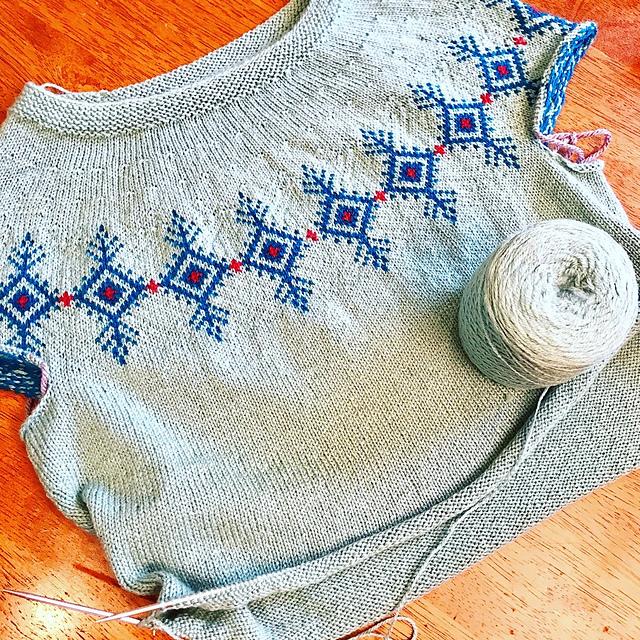 Kadri Circular Yoke Sweater