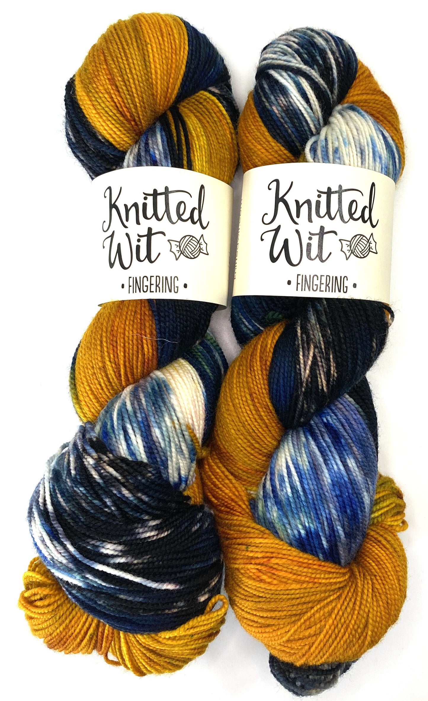 Knitted Wit Merino Fingering Variegated Knitting Yarn