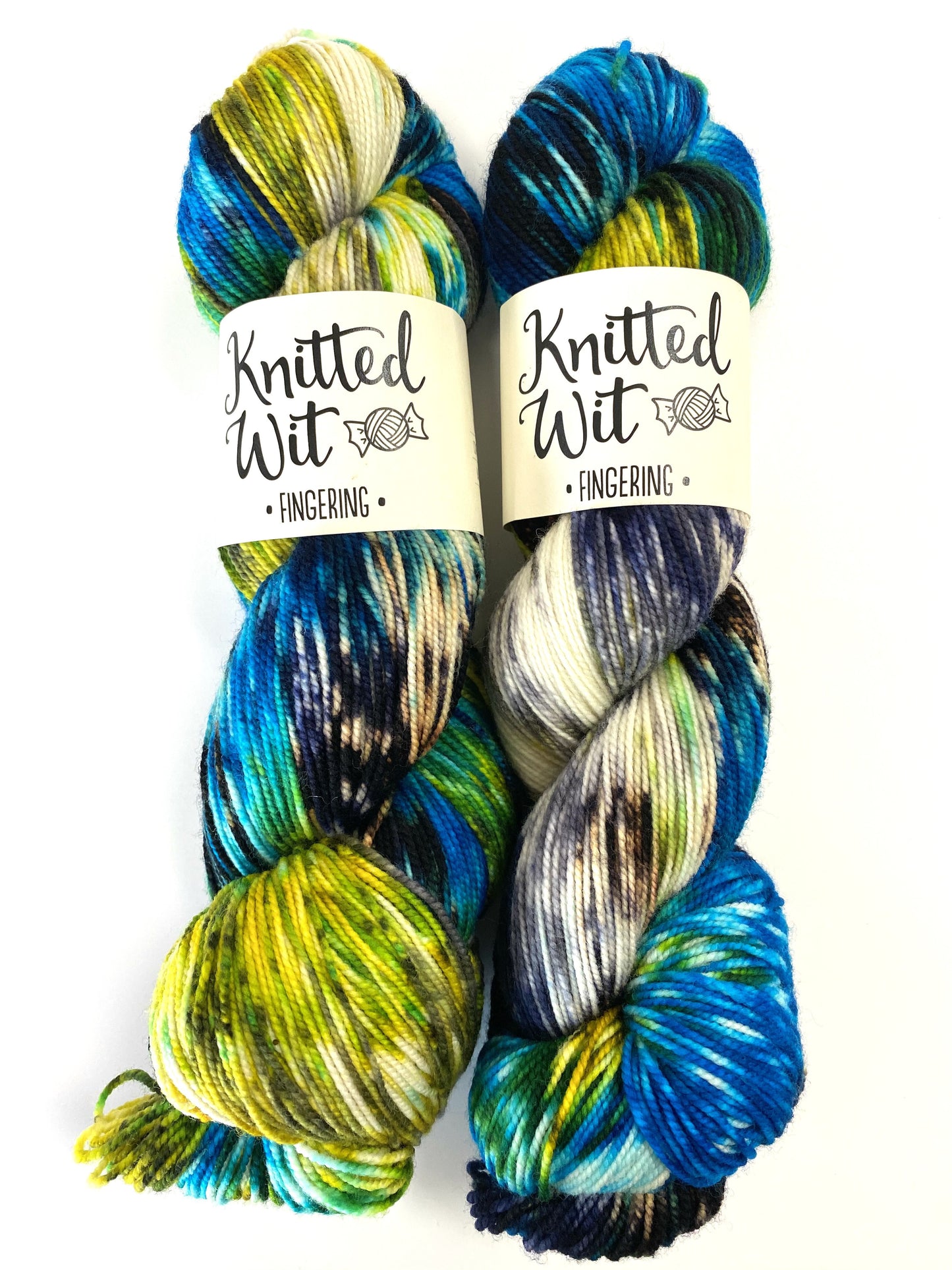 Knitted Wit Merino Fingering Variegated Knitting Yarn