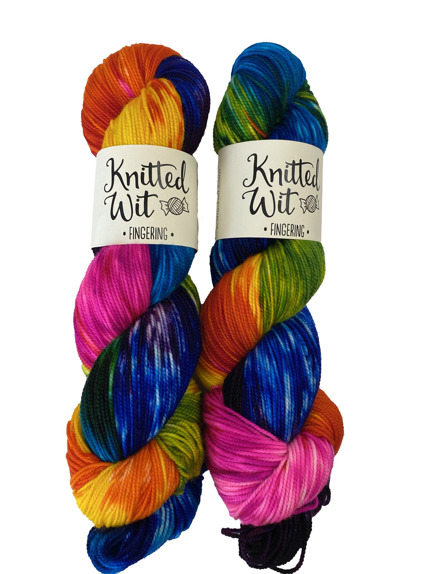 Knitted Wit Merino Fingering Variegated Knitting Yarn