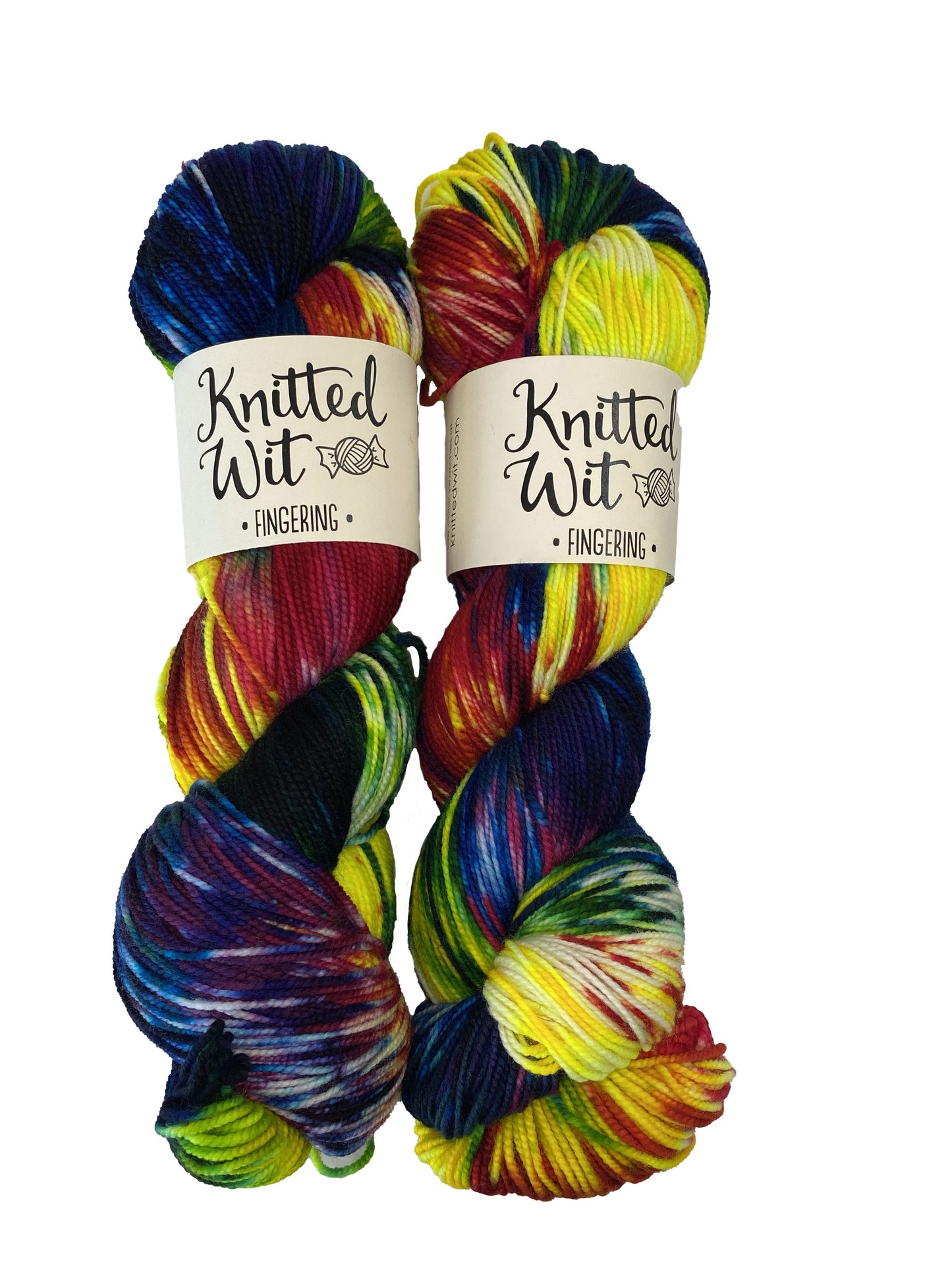 Knitted Wit Merino Fingering Variegated Knitting Yarn