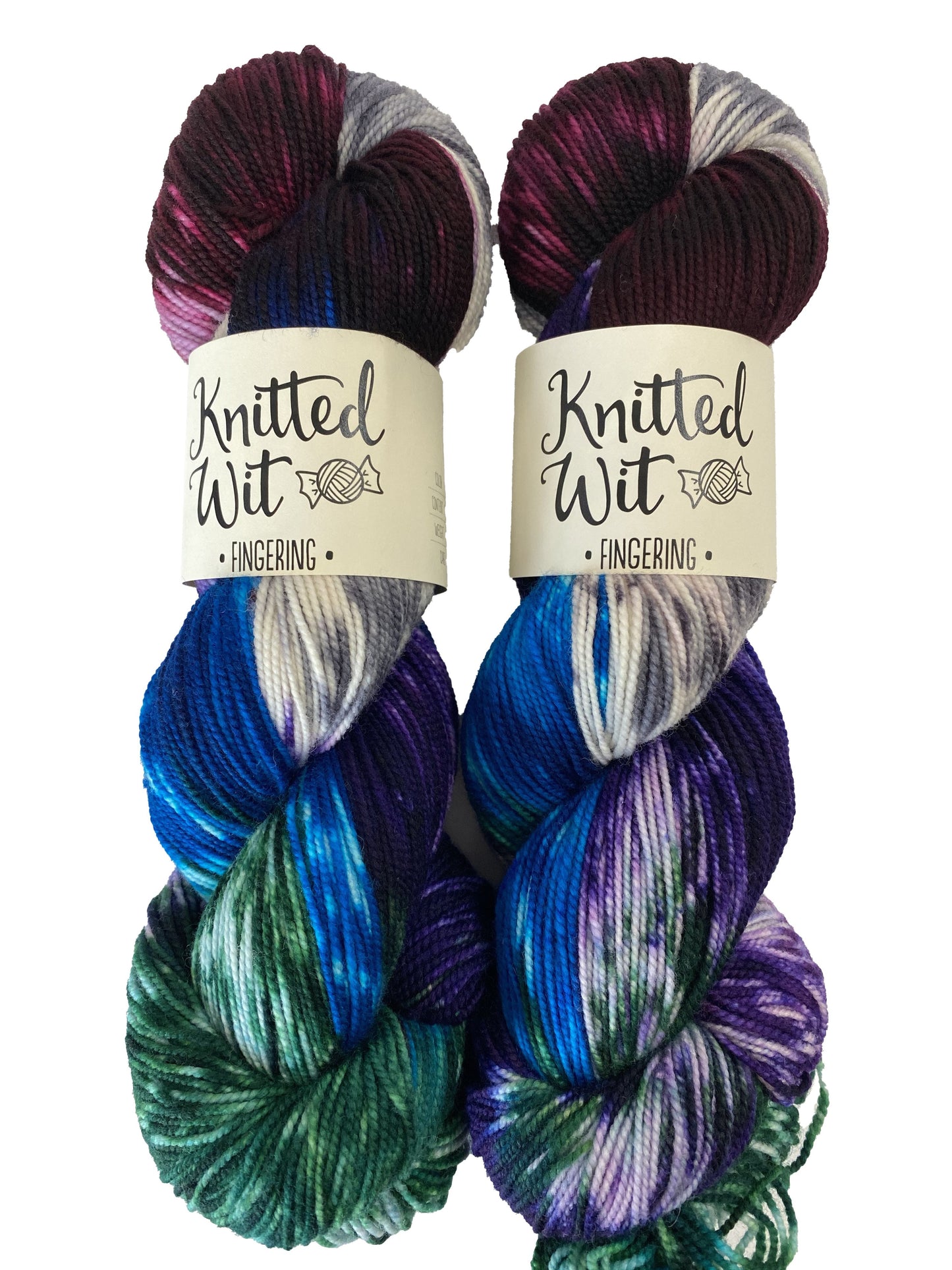 Knitted Wit Merino Fingering Variegated Knitting Yarn