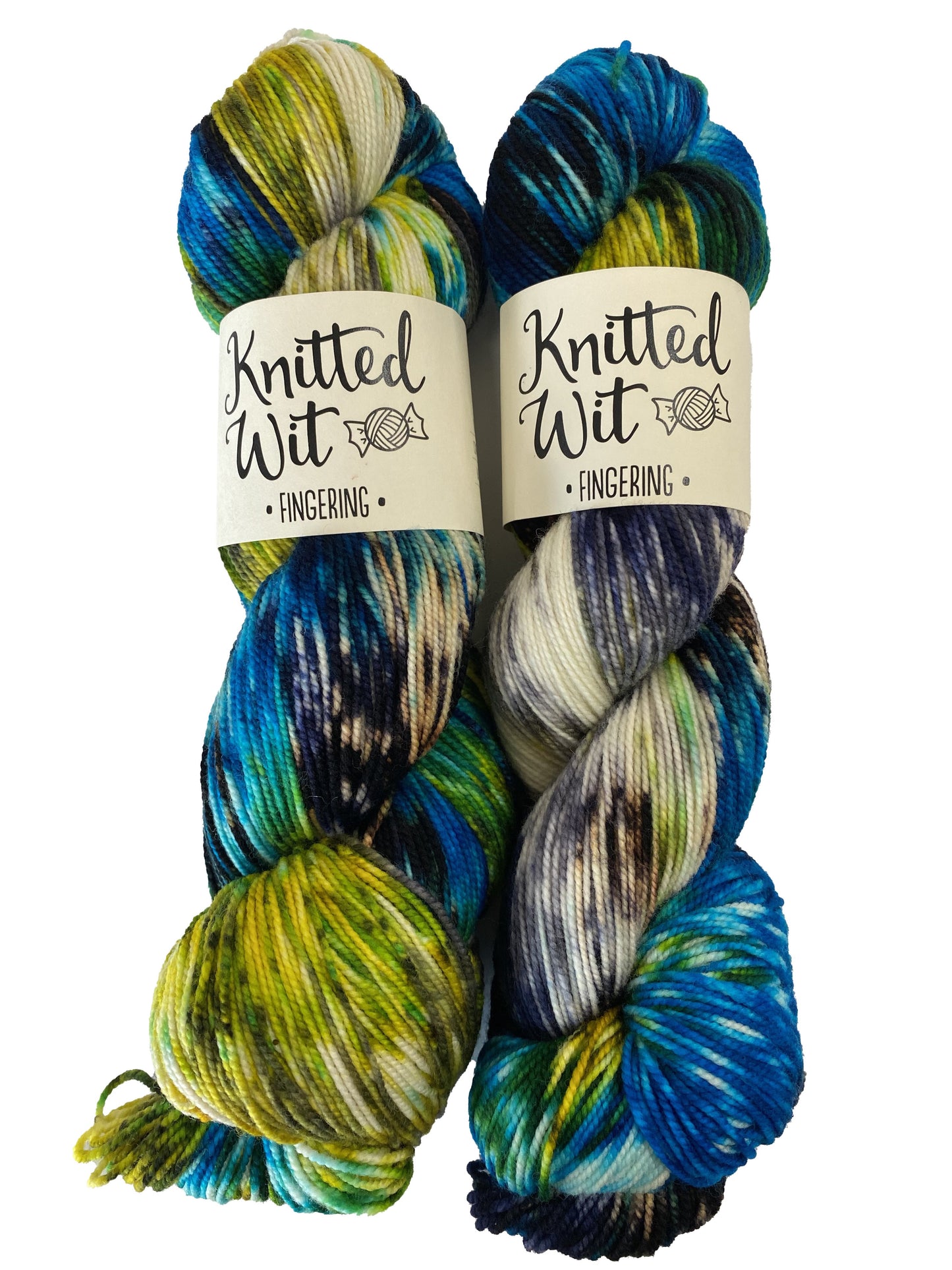 Knitted Wit Merino Fingering Variegated Knitting Yarn