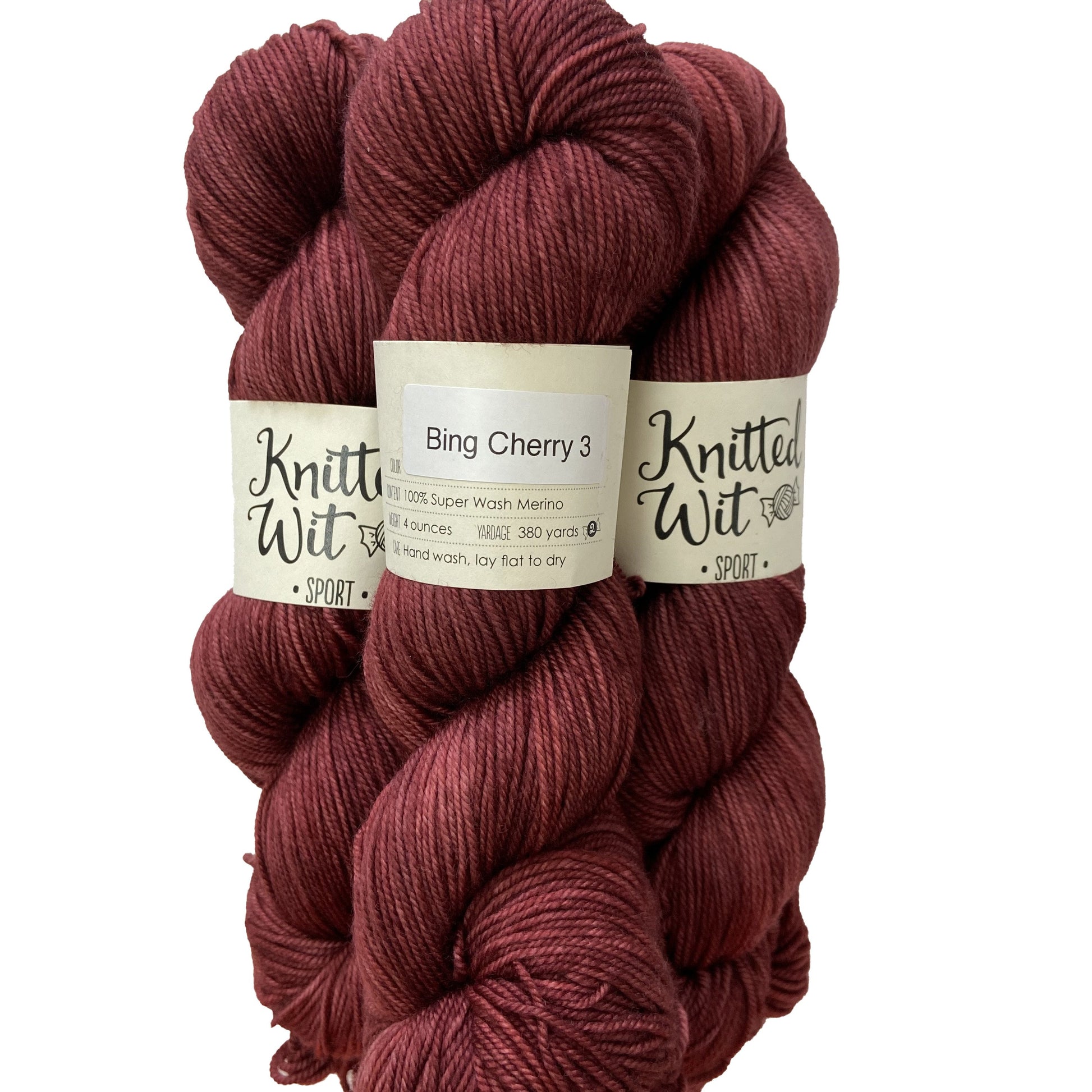 Knitted Wit Sport Semi Solids Yarn