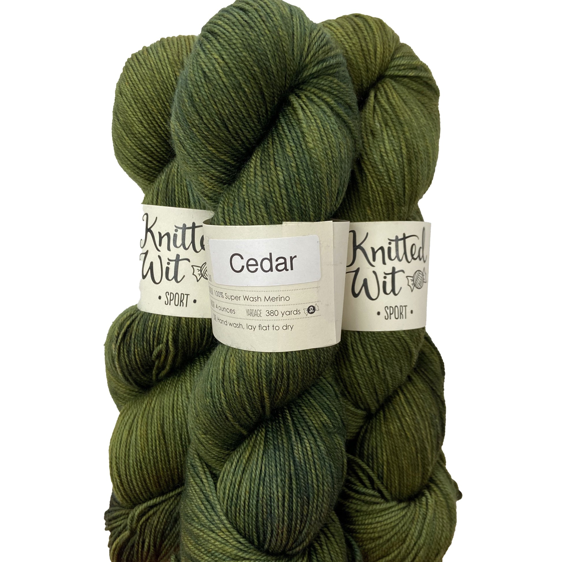 Knitted Wit Sport Semi Solids Yarn