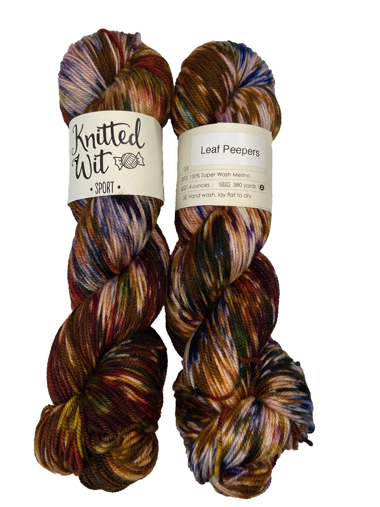 Knitted Wit Sport Variegated Merino Nylon Knitting Yarn
