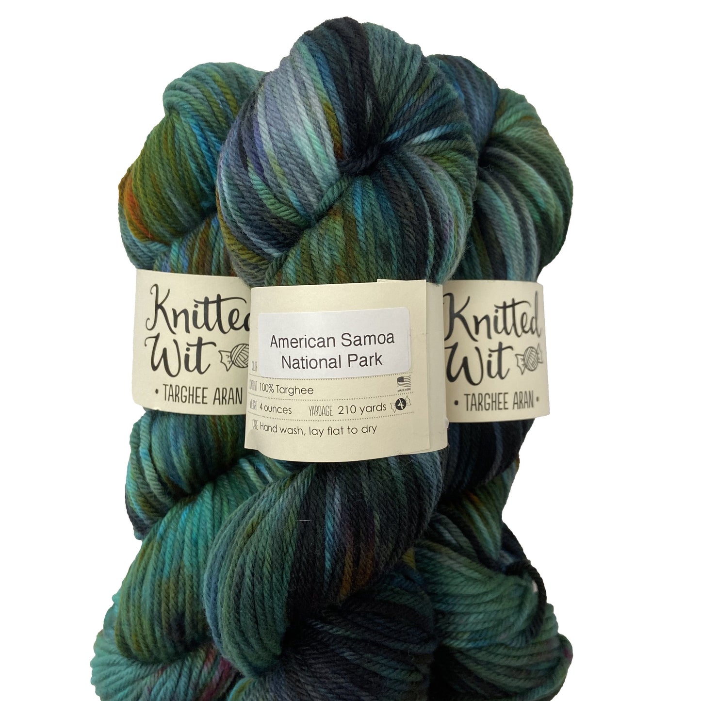 Knitted Wit Targhee Aran Knitting Yarn