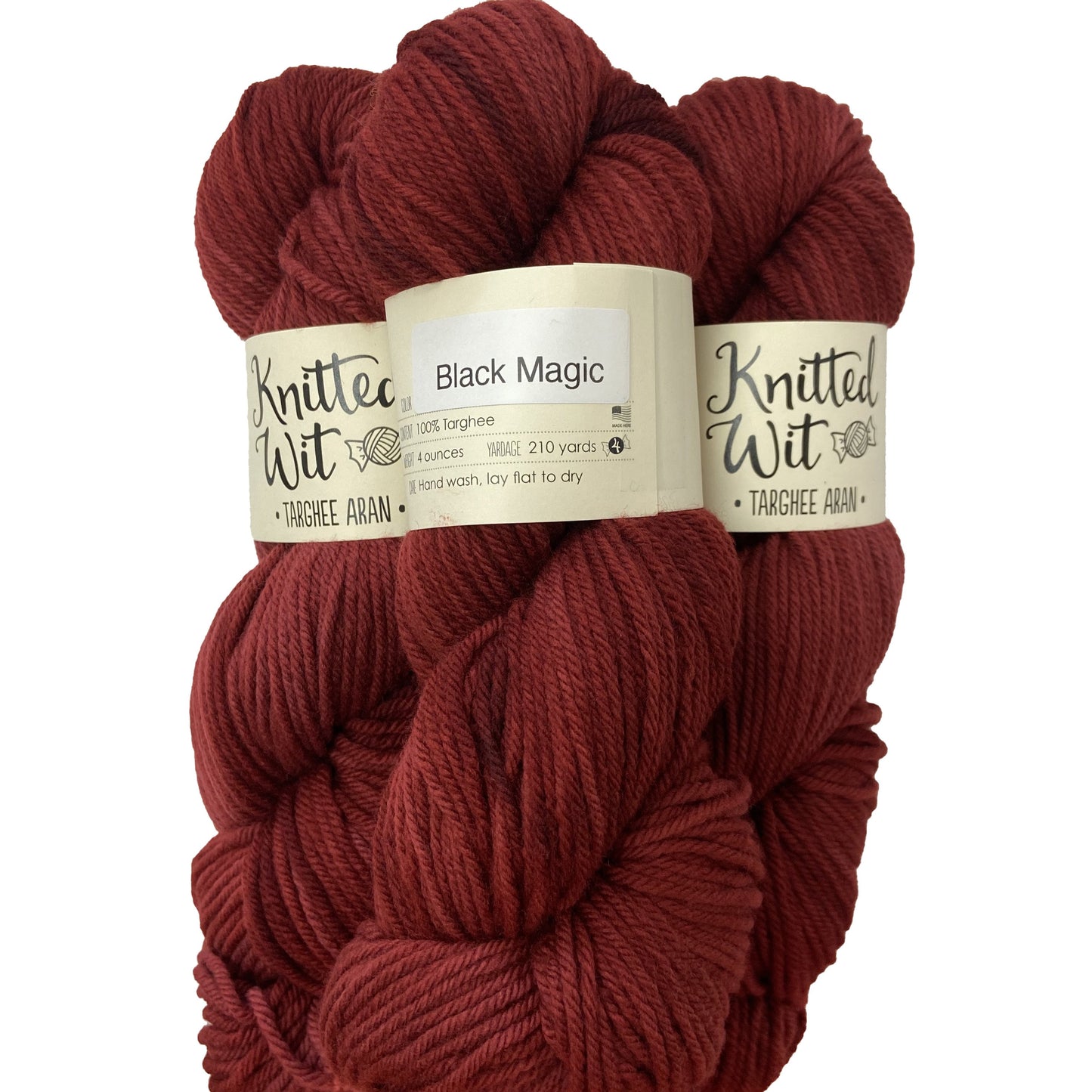 Knitted Wit Targhee Aran Knitting Yarn