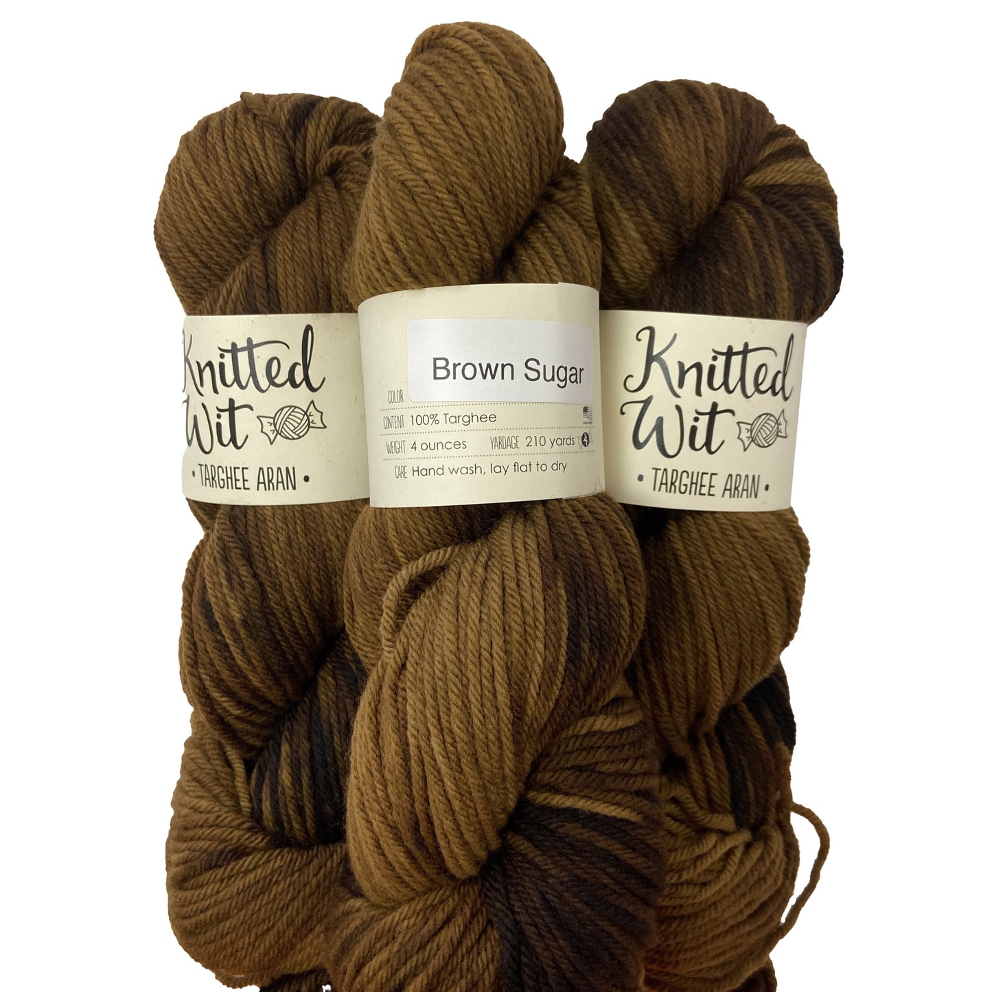 Knitted Wit Targhee Aran Knitting Yarn