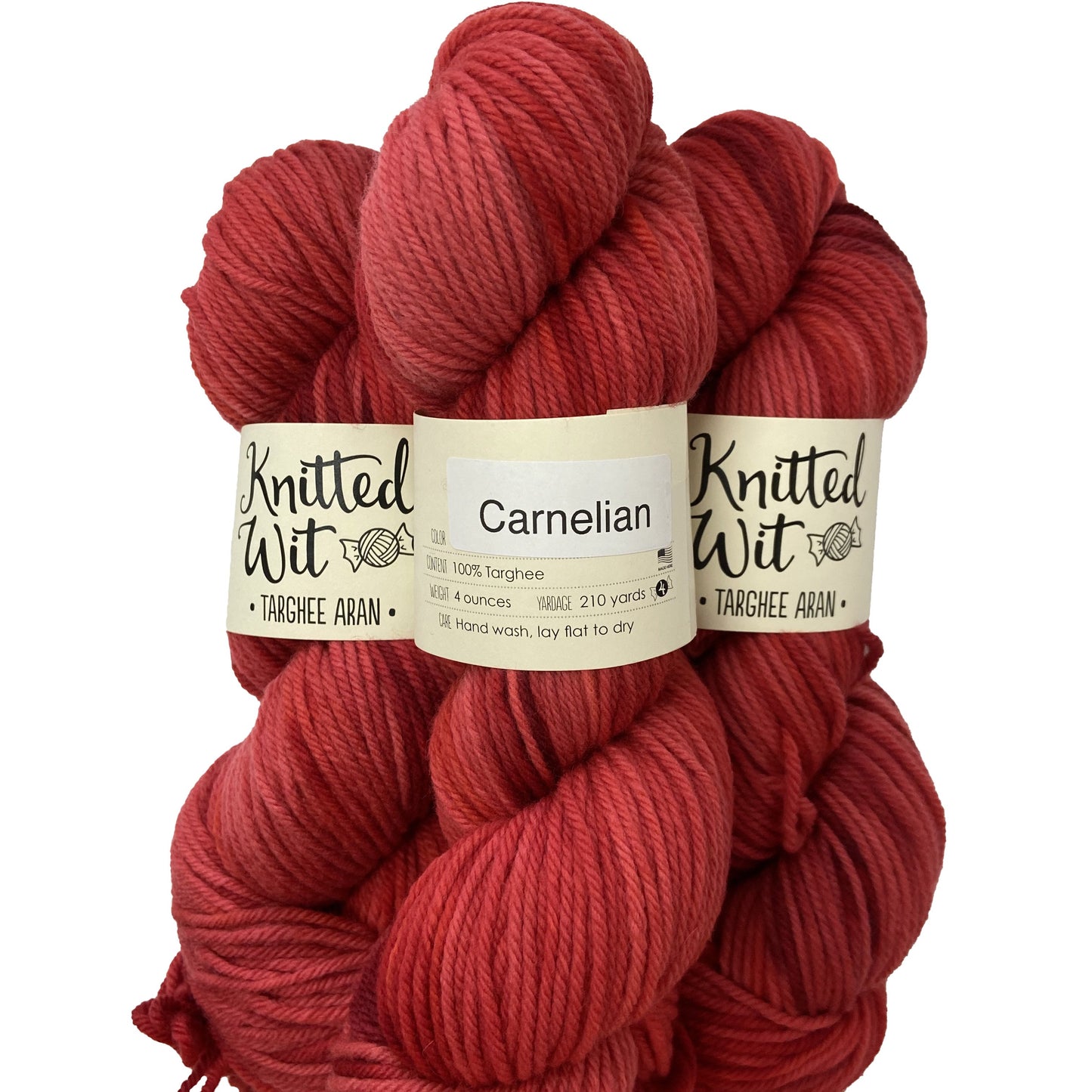 Knitted Wit Targhee Aran Knitting Yarn