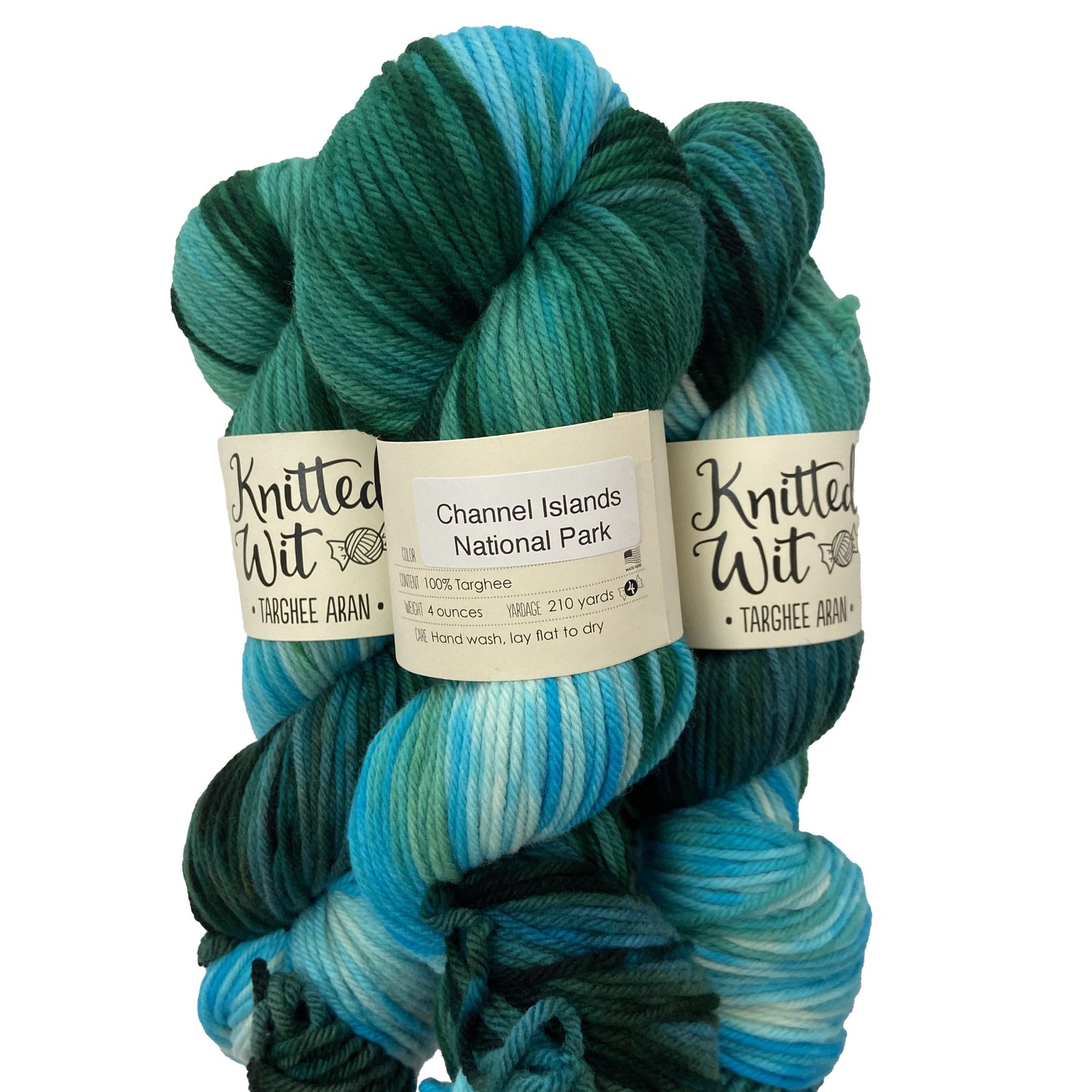 Knitted Wit Targhee Aran Knitting Yarn