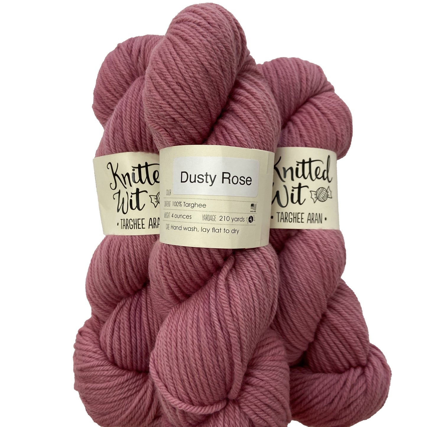 Knitted Wit | 100% Targhee Aran - Dusty Rose
