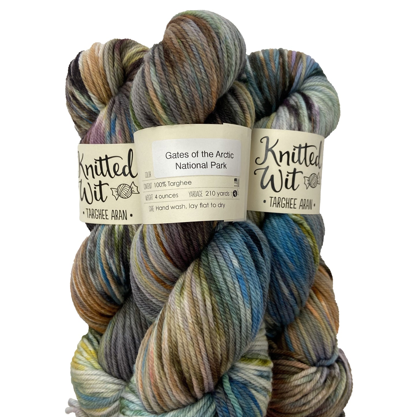 Knitted Wit Targhee Aran Knitting Yarn
