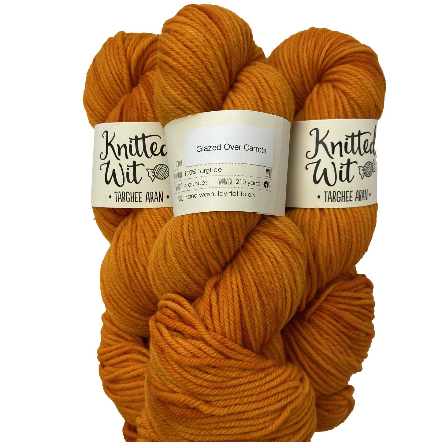 Knitted Wit | 100% Targhee Aran - Glazed Over