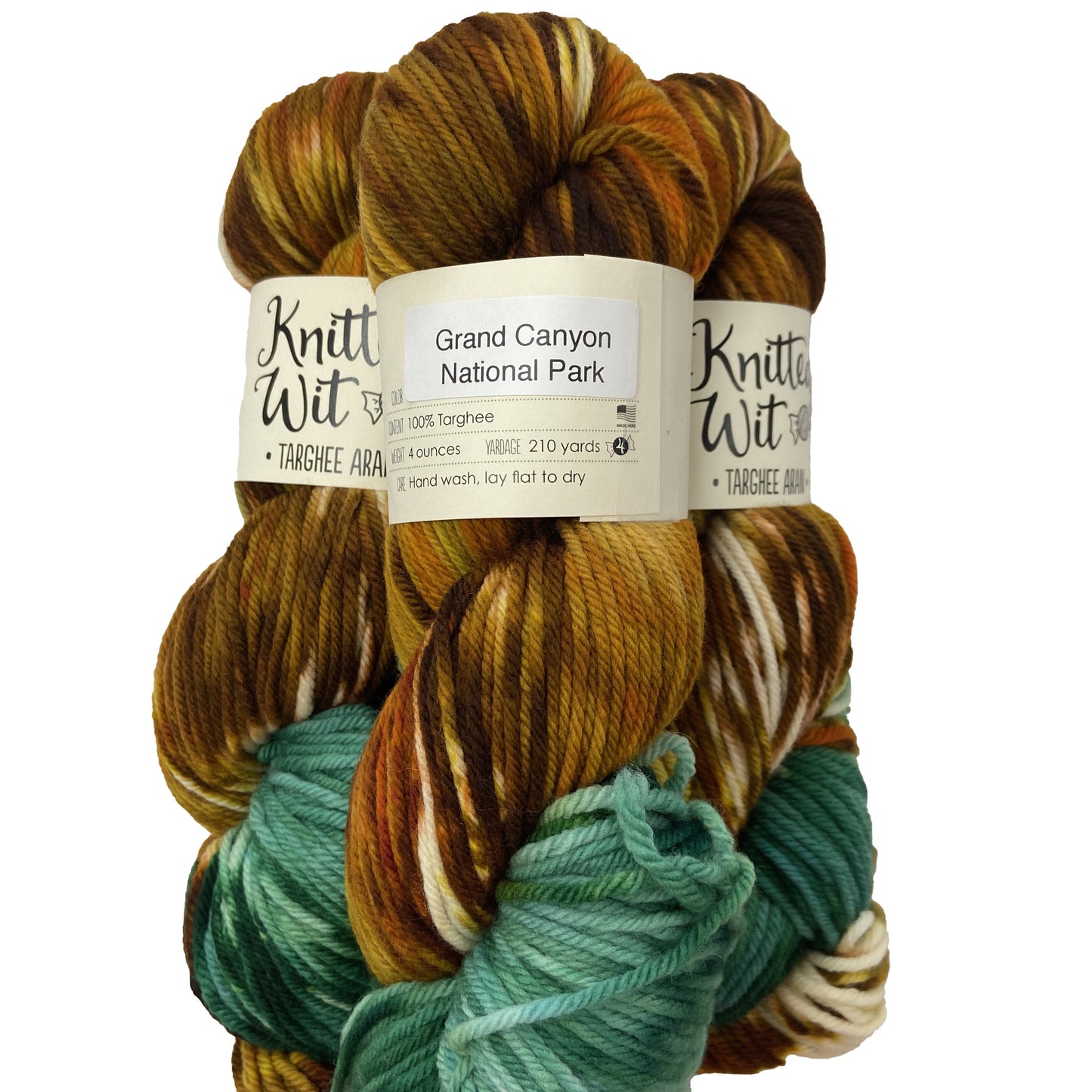 Knitted Wit Targhee Aran Knitting Yarn