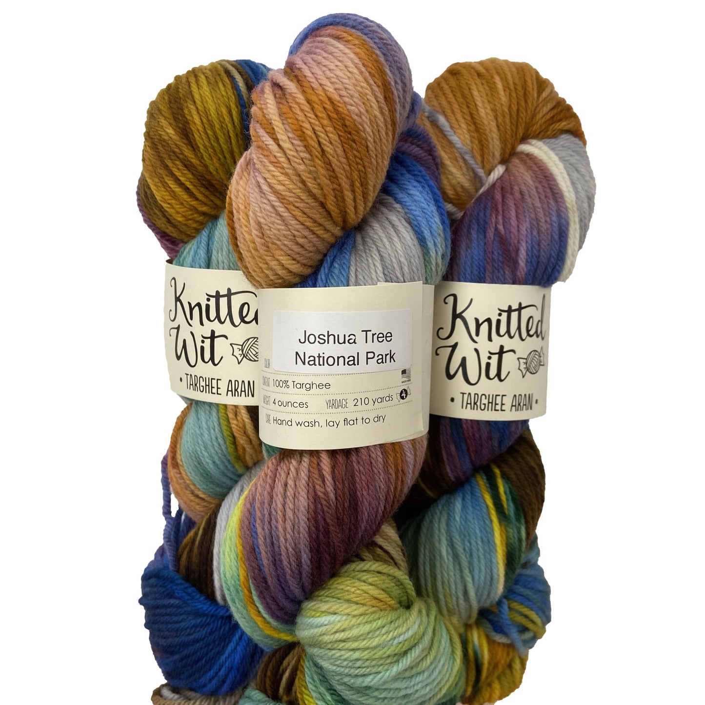 Knitted Wit Targhee Aran Knitting Yarn