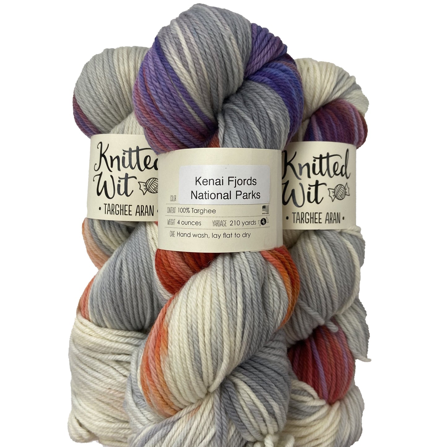 Knitted Wit Targhee Aran Knitting Yarn