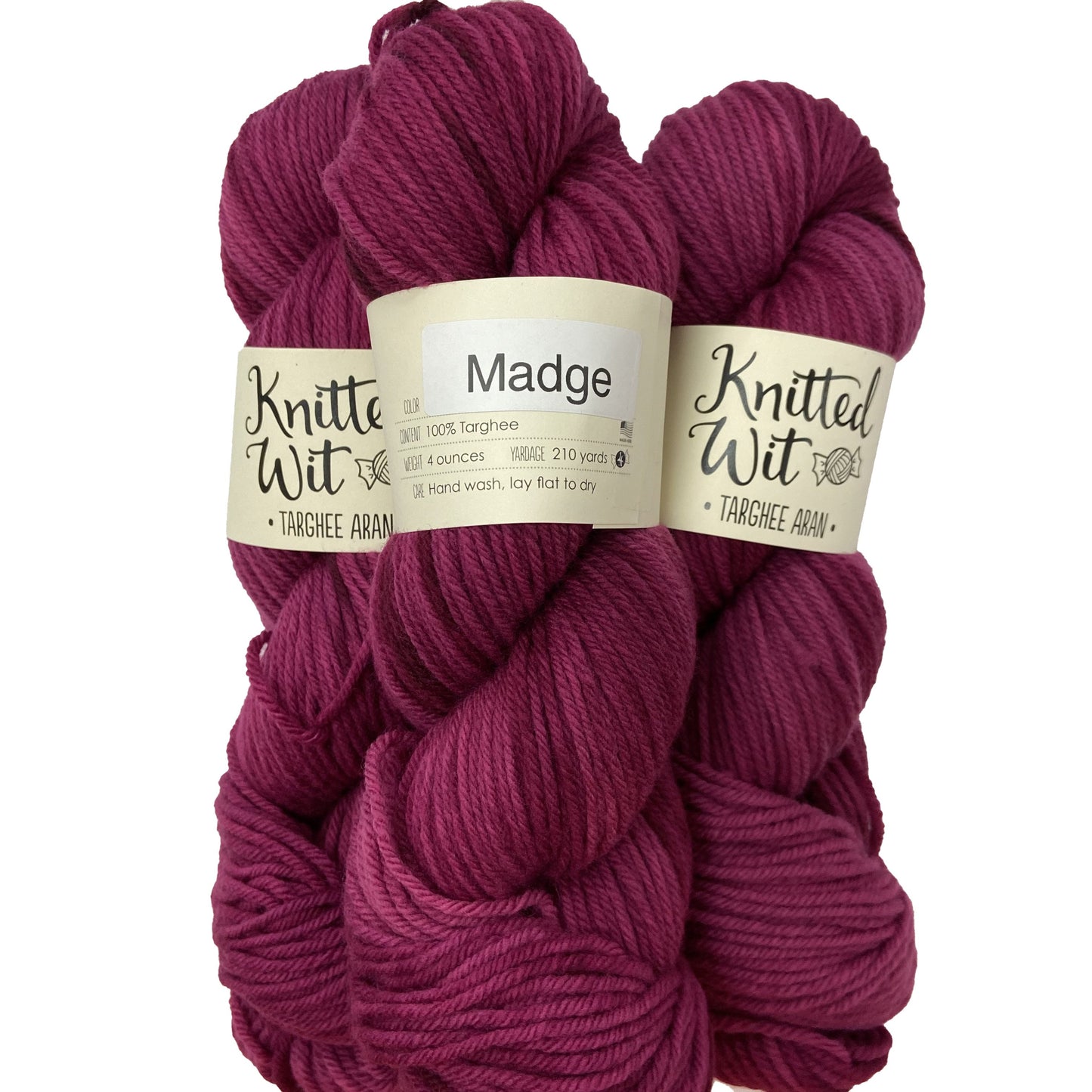 Knitted Wit | 100% Targhee Aran - Madge