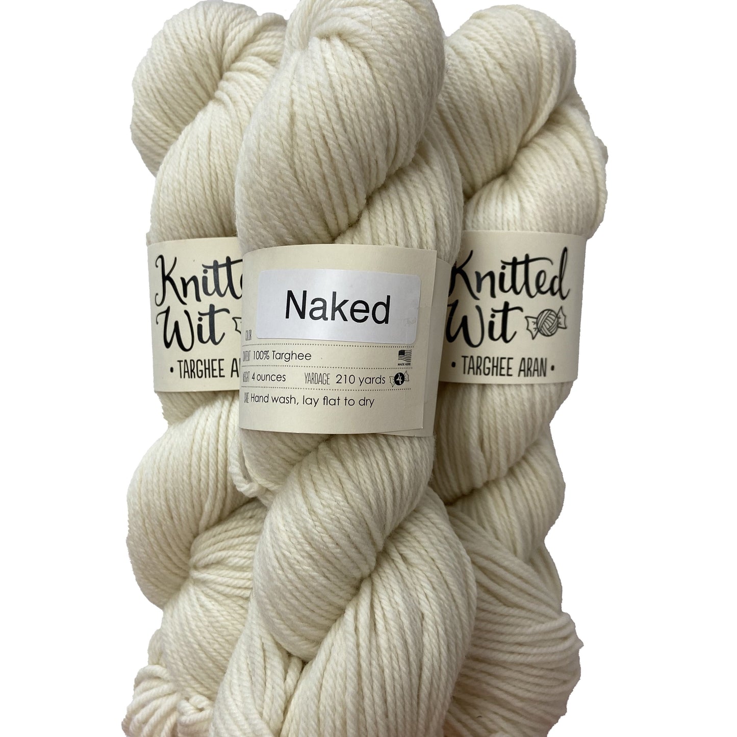Knitted Wit Targhee Aran Knitting Yarn