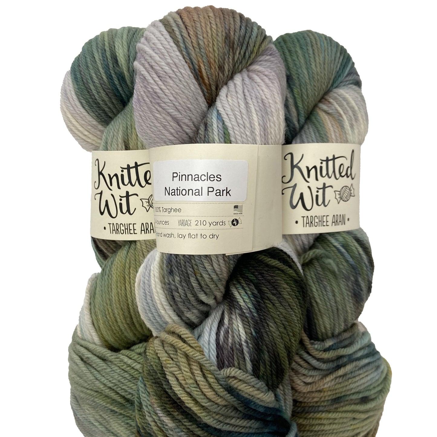 Knitted Wit Targhee Aran Knitting Yarn